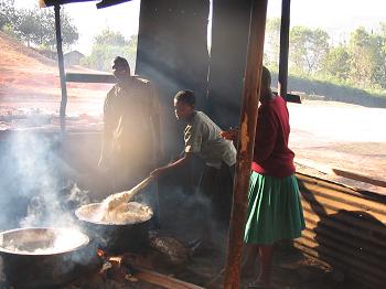 Cooking the lunch